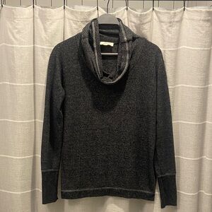 Cozy Gray Cowl Neck Sweater